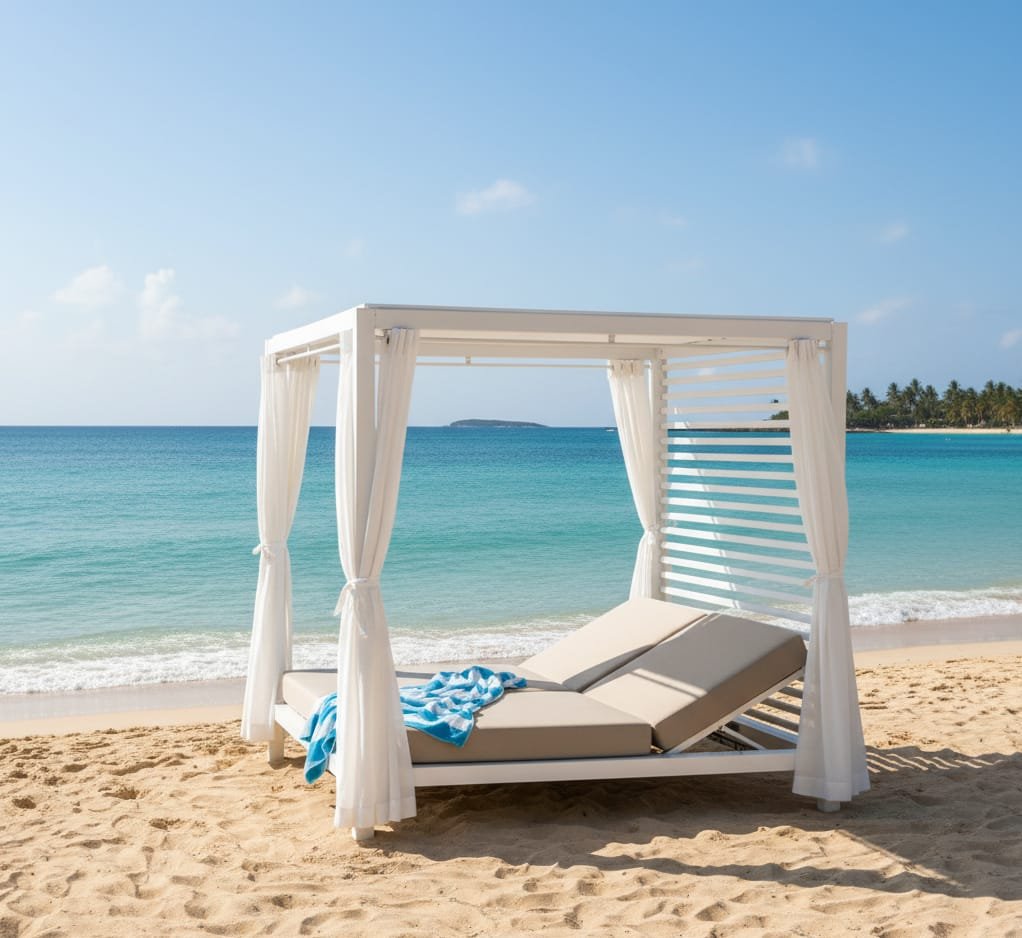 Ahşap BEYAZ Ahşap Loca Cabana