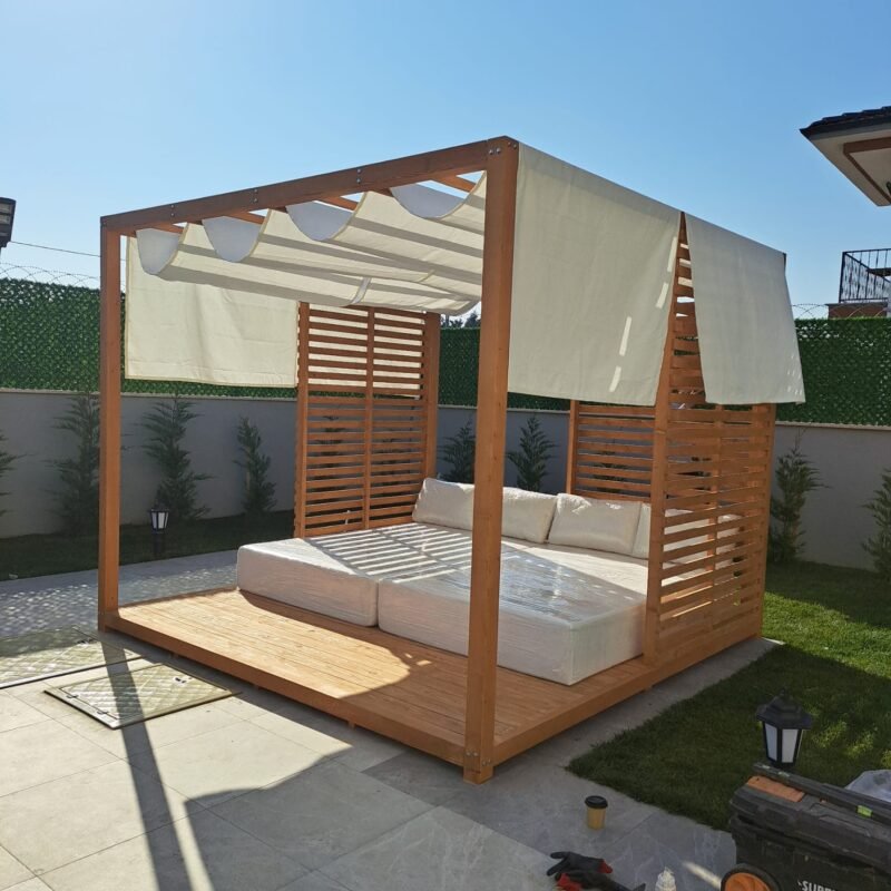 Ahşap CABANA Loca Kamelya